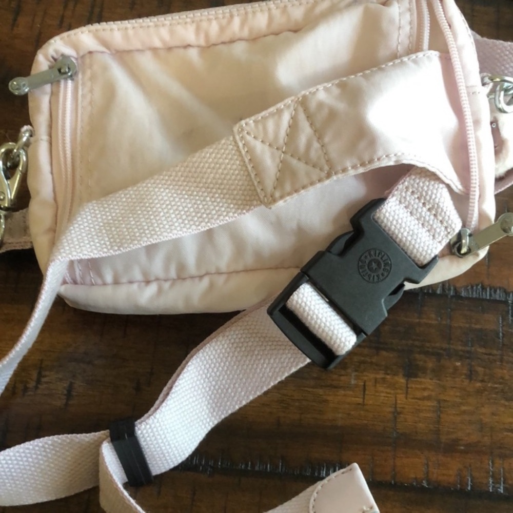 Kipling Merryl U Convertible Crossbody Belt Bag Pink Sands - Picture 9 of 14